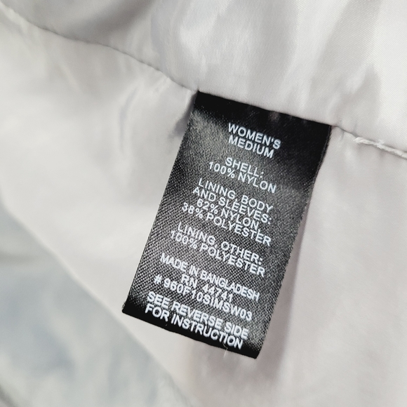 * Sims snowboarding medium jacket blue snowflake print zippers hidden pockets - Picture 13 of 13